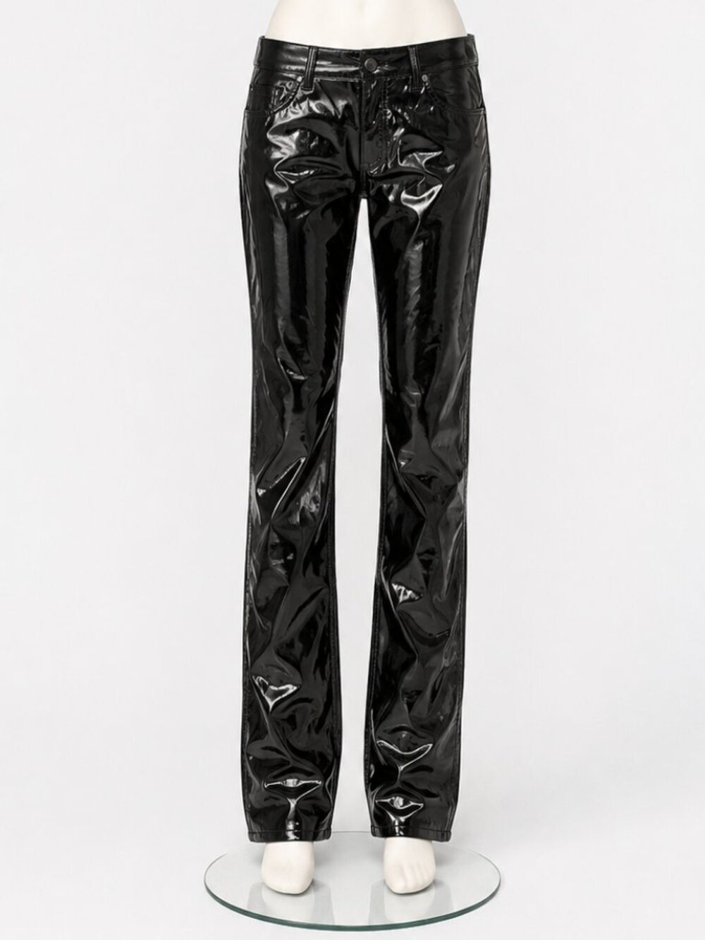Maison Margiela SS2019 Black Vinyl Pants